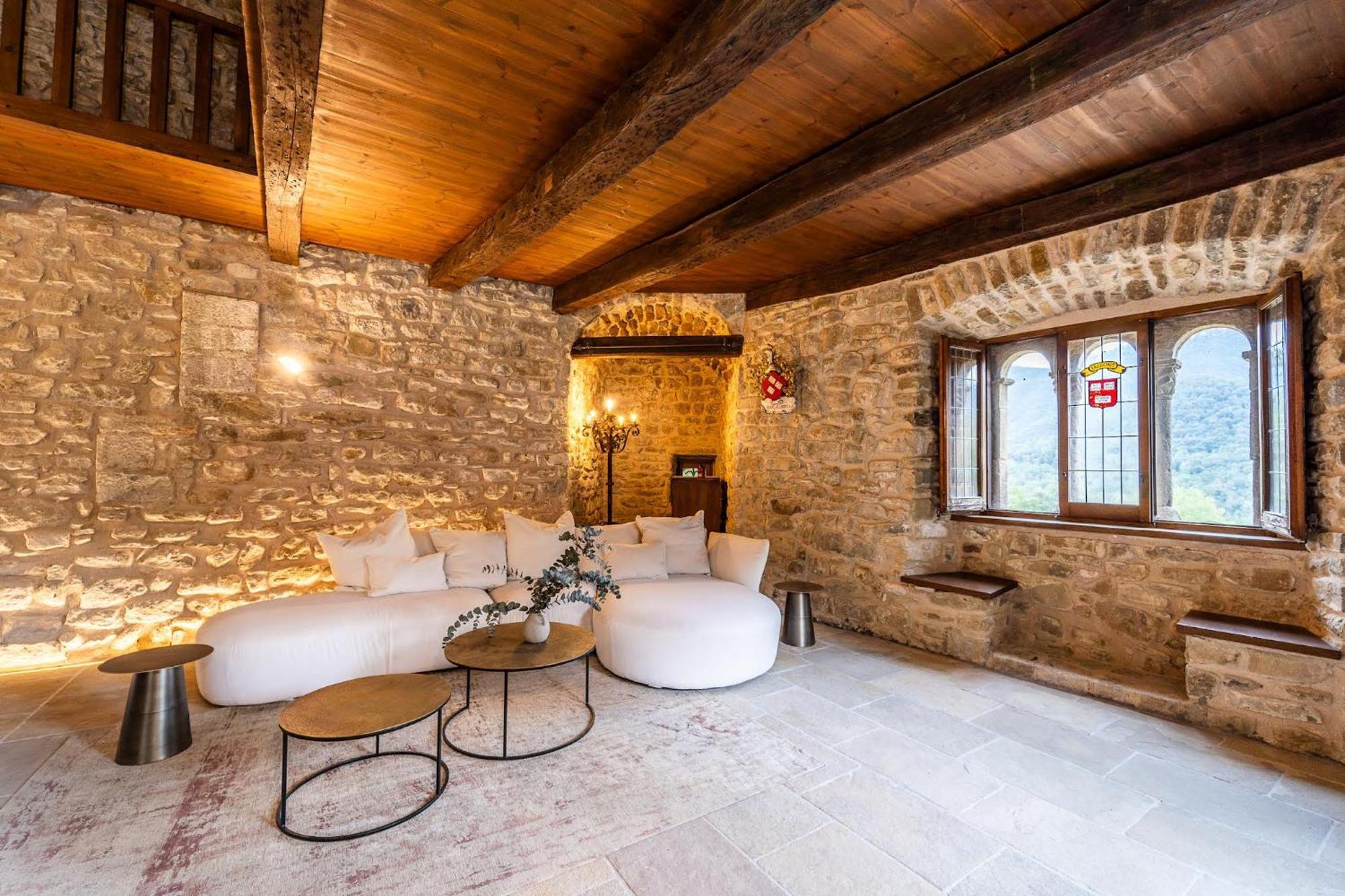 Castell In Girona Villa Sant Miquel de Campmajor Exterior photo