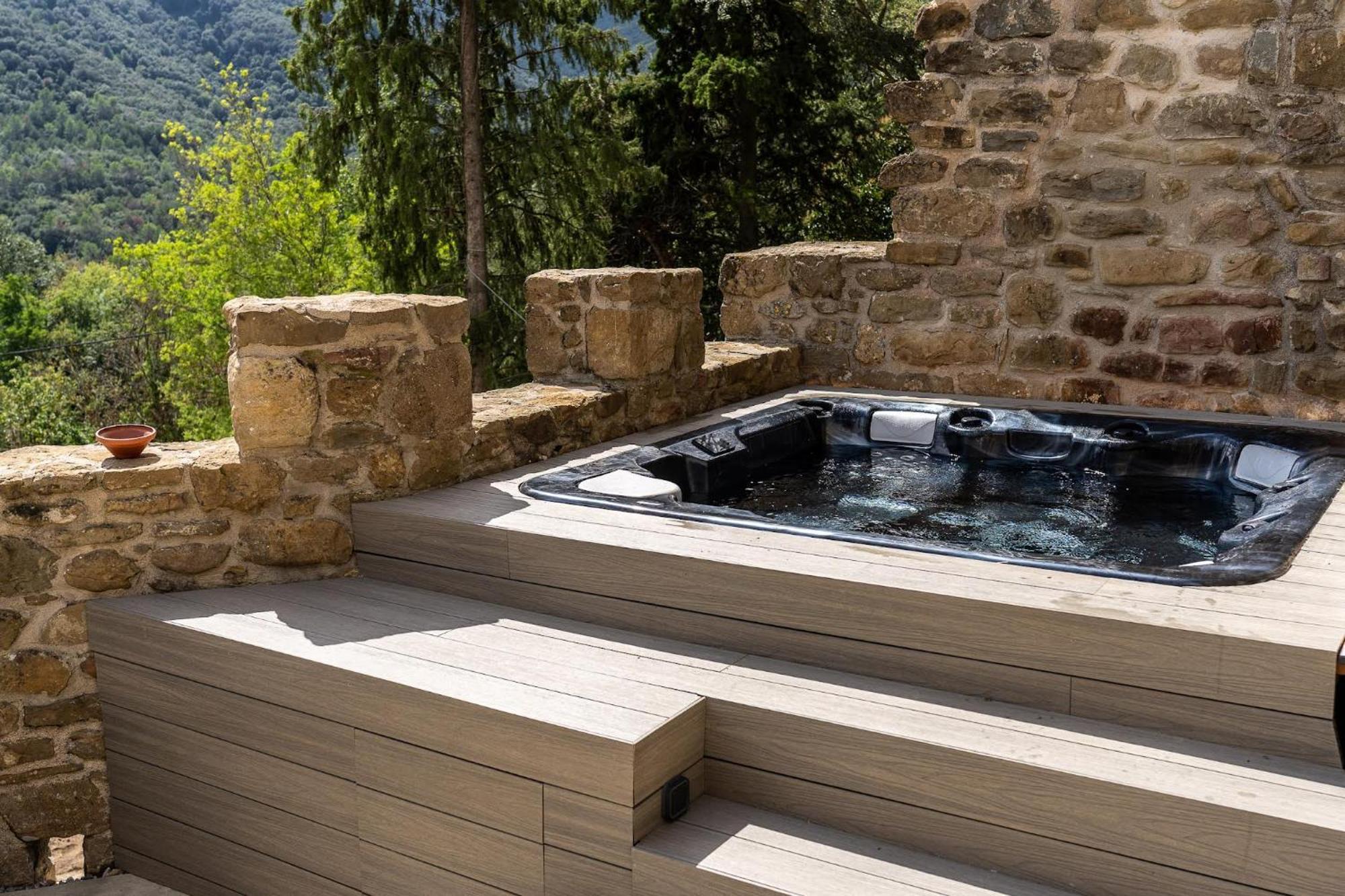 Castell In Girona Villa Sant Miquel de Campmajor Exterior photo