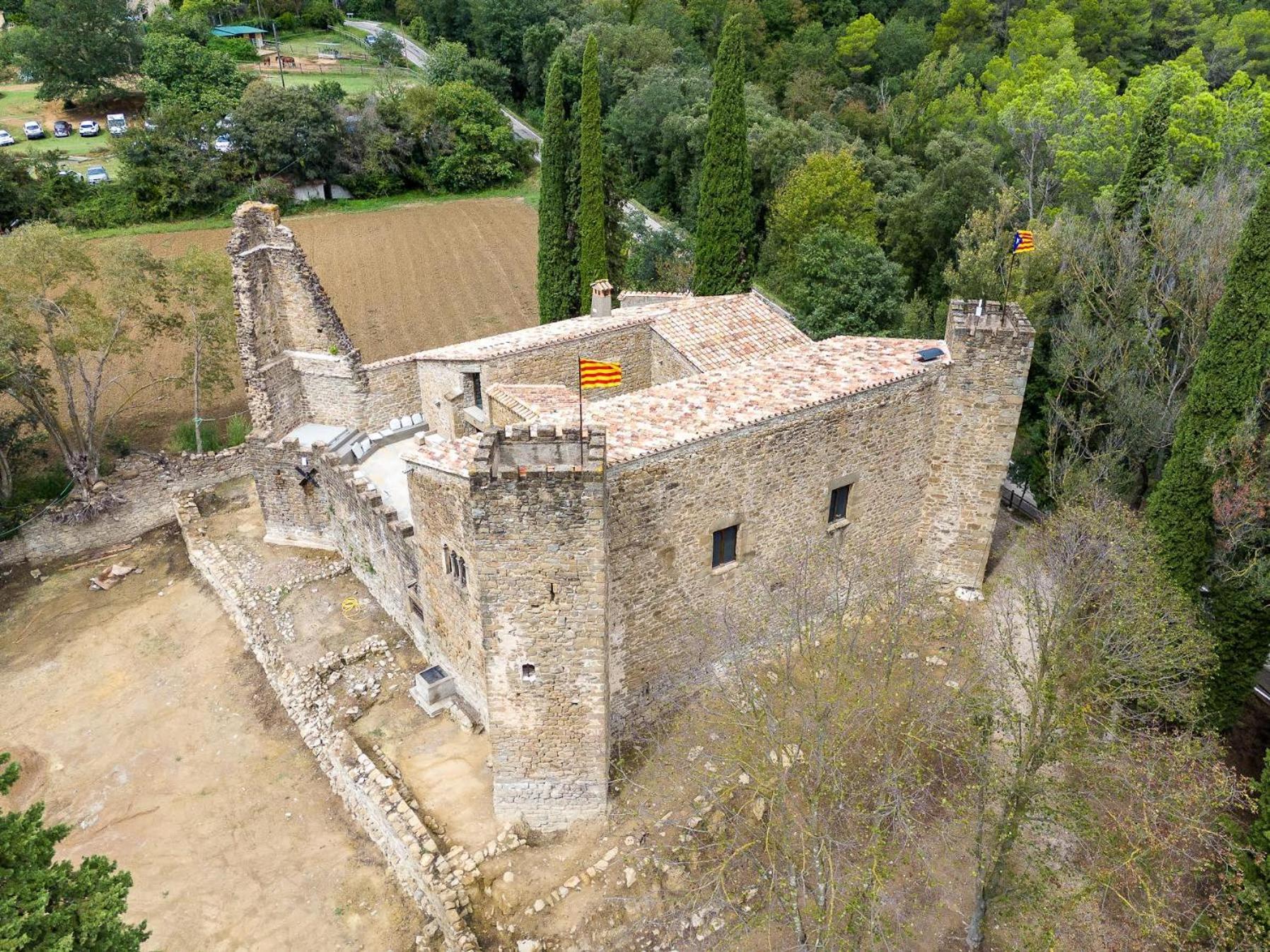 Castell In Girona Villa Sant Miquel de Campmajor Exterior photo